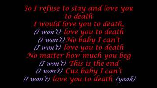 Claude Kelly  Love You To Death lyrics [upl. by Sirromaj]