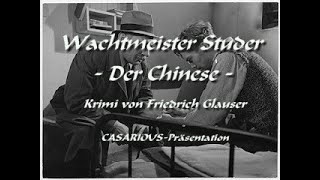 Wachtmeister Studer  Der Chinese Krimihsp [upl. by Havelock]