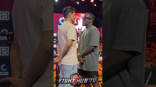 Williams Zepeda amp Tevin Farmer INTENSE FACE OFF at press conference [upl. by Aennaej]