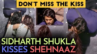 Sidharth Shukla Aur Shehnaaz Ki First KISS Bigg Boss 13 LIVE  SidNaaz  Box Office India [upl. by Symer]