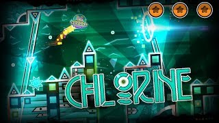 quotChlorinequot by CastriX All Coins  Geometry Dash 21 [upl. by Goddord]