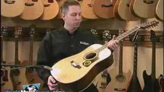 Washburn Acoustic 12String Guitar D10S12 Demo [upl. by Alhahs]