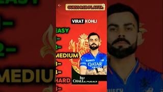 Guess the RCB player hair ipl rcb cricket rcbians viratkohli rcbforever guesstheplayer [upl. by Eocsor114]