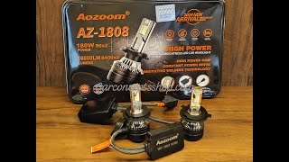 aozoom led 180w unboxing amp review az1808 [upl. by Lorrimor]