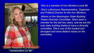 IBEW Local 46 In support of Heather Kurtenbach with Biden video [upl. by Aikahs]