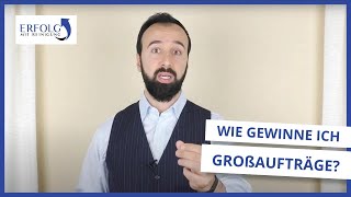 Wie komme ich an Großaufträge mit meiner Gebäudereinigung  Erfolg mit Reinigung [upl. by Kilan]