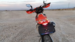 Tidy Tail Lighting Bundle Install Taco Moto 2024 KTM 500 EXCF [upl. by Gessner351]