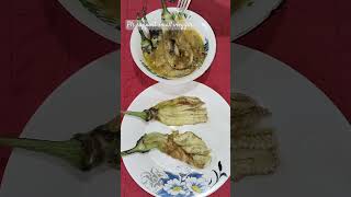 FILIPINO SIMPLE RECIPE TORTANG TALONG GRILLED EGGPLANT THEN FRIED WITH EGG [upl. by Malissa]