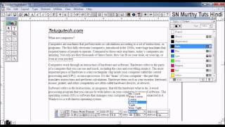 Pagemaker Tutorial in Hindi  Text Formatting [upl. by Ailuj]