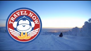 Longest toboggan ride in Finland  Northern Lights Finland Trip [upl. by Verbenia]