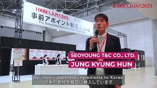 FOODEX JAPAN2024 official buyer（SEOYOUNG TampC CO LTD ）KOREA [upl. by Madge]