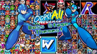 Mega Man Series All Boss Battle Themes [upl. by Ahsiya913]