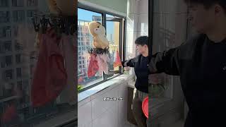 like this balcony so that socks smell of sunshine quotDrying rackquot suction cup sock clipshortvideo [upl. by Alyat739]