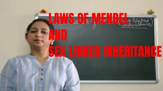 LAWS OF MENDEL AND SEX LINKED INHERITANCEEasy explanation AS PER ICSE Class 10th [upl. by Artinahs984]