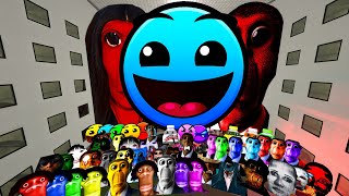 BIG New Geometry Dash Difficulty Faces ROSALIA AND OBUNGA BIG BOSS VS Nicos Nextbots Nextbots Gmod [upl. by Notfa]