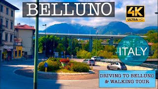 BELLUNO WALK MOTORWAY 🛣️ DRIVE ITALY 🇮🇹 2023 SUMMER TOUR 4K [upl. by Joash703]