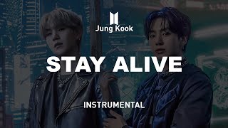 Jung Kook 「Stay Alive」 Instrumental [upl. by Melena]