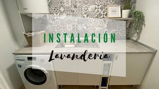 Lavandería Instalación de Encimera y Fregadero  Bricos Caseros [upl. by Nellak]