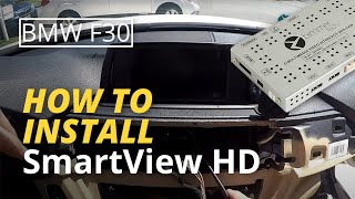 BimmerTech F30 SmartView HD Installation [upl. by Muhcan]