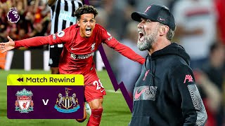 98THMINUTE WINNER  Liverpool vs Newcastle  Premier League Highlights [upl. by Ellehcar]