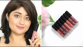 Lakme Absolute Matte Melt Lipcolor SWATCHES  corallista [upl. by Syd]