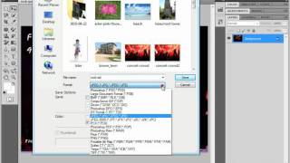 Photoshop CS5 Tutorial Saving Images Adobe Training Lesson 151 [upl. by Oinotna336]