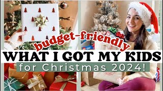 🎁WHAT I GOT MY KIDS FOR CHRISTMAS 2024  affordable gift ideas for boys amp girls  under 10 20 50 [upl. by Itteb]