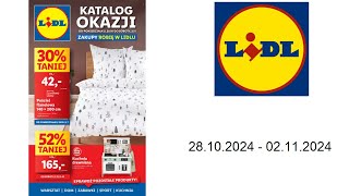 Gazetka Lidl PL  28102024  02112024  Od poniedziałku [upl. by Lyman]