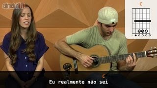 Ainda Bem  Marisa Monte aula de violão completa [upl. by Lydie]