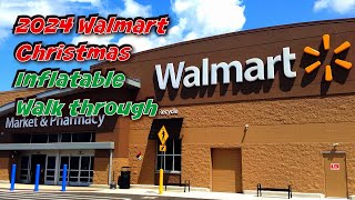 2024 Walmart Christmas Inflatable Walk Through [upl. by Einafpets529]