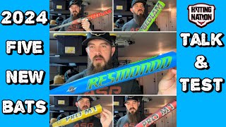 Five NEW 2024 bats  unbox and comp test [upl. by Cailly]