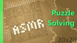 The most relaxing nonogram puzzle Soft Spoken ASMR [upl. by Cassidy]