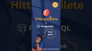 PostgreSQL Mistake Why Hitting Delete Isnt Safe Postgres [upl. by Lrub]