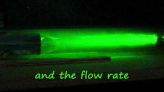 Green Vortex Laser Experimentwmv [upl. by Annoit]