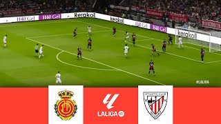 Mallorca vs Athletic Club 00  La Liga 2425  Match Highlights  Video Game Simulation [upl. by Eillor]