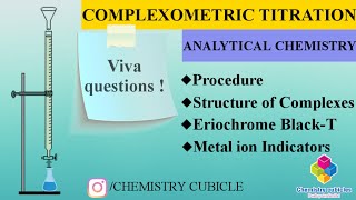 Complexometric Titration with EDTAEriochrome BlackTMetal ion IndicatorsChemistrycubicle [upl. by Merle]