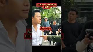 David vs Tanggol Behind the scene batangquiapo [upl. by Kaia961]