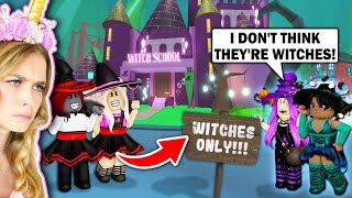 We Broke Into A WITCHES ONLY School In Adopt Me Roblox [upl. by Eniamreg]