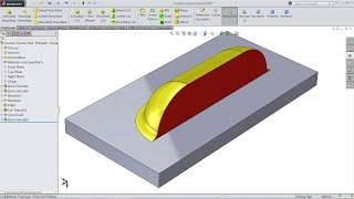 How to make custom forming tool Louvers in Solidworks [upl. by Anicul]