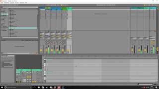 LIVE WORLD 8 Ableton Live  Some Techno3 2017 [upl. by Ellerehs]