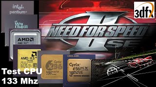 Need for Speed II SE VS System Requirements Test CPU at 133MHz [upl. by Narrat16]