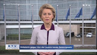 Shitstorm gegen Von der Leyens neues Zensurgesetz [upl. by Avert]