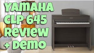 Yamaha Clavinova CLP 645 DEMO  Review 中文字幕。 [upl. by Ahsaz]