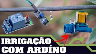 Sistema de Irrigação AUTÔNOMA COM ARDUÍNO VÁLVULA SOLENOIDE [upl. by Kristy224]