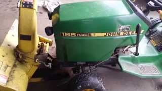 John Deere 165 snowblower help [upl. by Yeo]