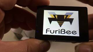 FuriBee F60 4K WiFi Action Camera  GEARBEST UNBOXING AND MENU [upl. by Rofotsirk639]