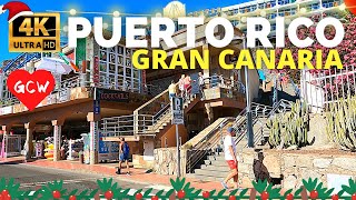 PUERTO RICO Gran Canaria December 2023 Christmas Time 🔴Beach to Punta del Rey Hotel [upl. by Lorri475]