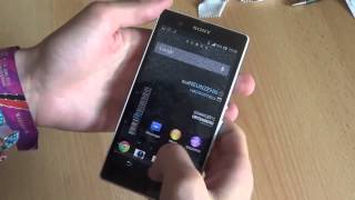 Sony Xperia Z  how to reset [upl. by Naryb]