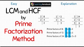 How to Find the LCM Using Prime Factorization Method [upl. by Ahtnamys]