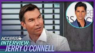 Jerry OConnell REACTS To What John Stamos Said About Rebecca Romijn EXCLUSIVE [upl. by Bornie160]